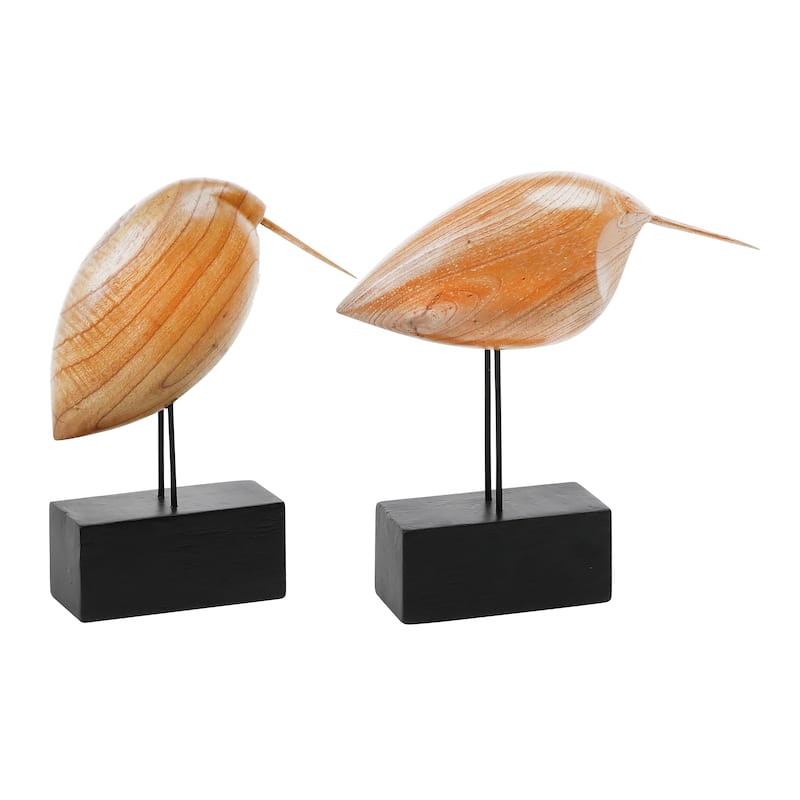 Folley Albasia and Jempinis Tropical Wood Hand Carved Bird Figure, Flying