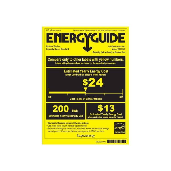 LG LG 4.8 cu. ft. Mega Capacity Top Load Washer with 4Way Agitator