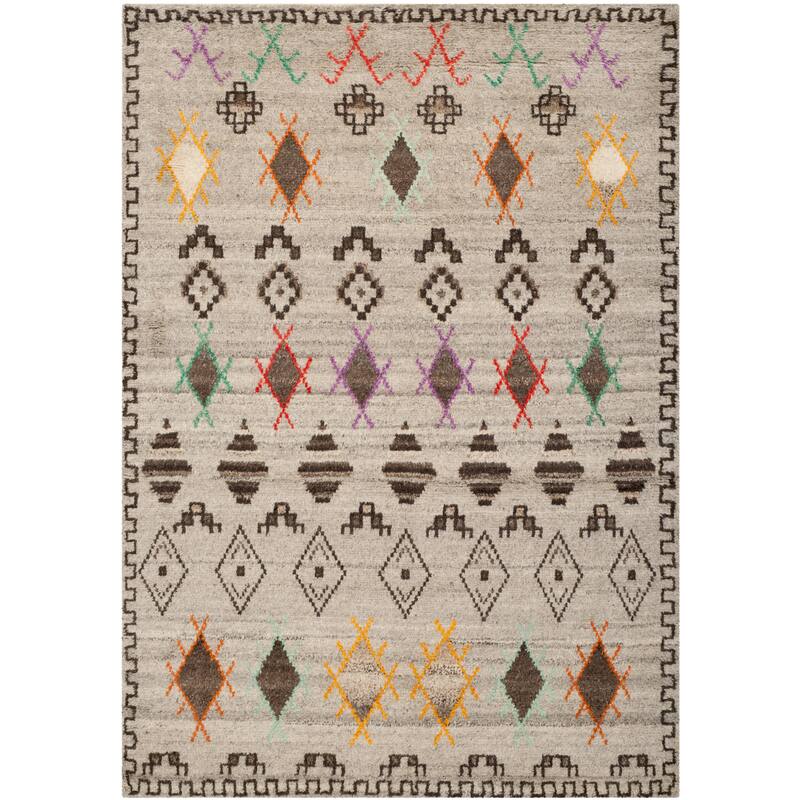 SAFAVIEH Hand-knotted Kenya Roelofje Southwestern Tribal Wool Rug