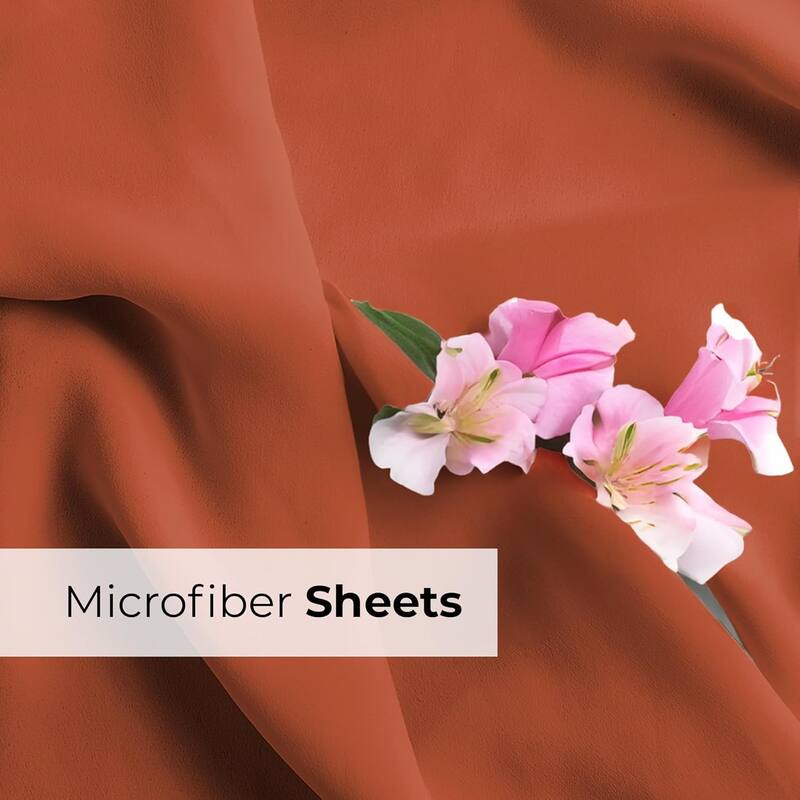 CGK Linens 6 Piece Extra Deep Pocket Microfiber Hotel Luxury Bed Sheets Set