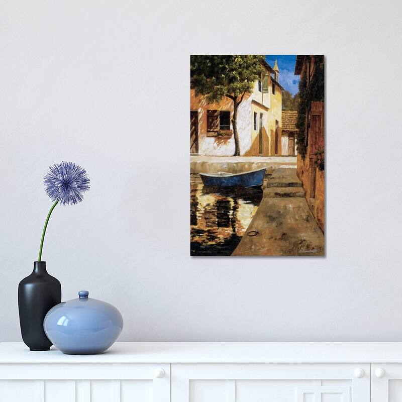 iCanvas "Touch Of Blue" by Gilles Archambault Canvas Print - 18x12x1.5