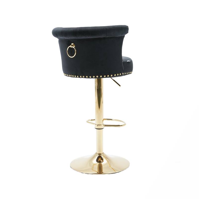 2PCS Swivel Counter Height Bar Stools