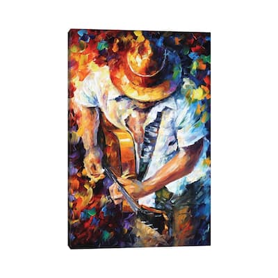 iCanvas "Guitar and Soul" by Leonid Afremov Canvas Print