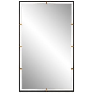 Uttermost Egon Rectangular Bronze Mirror - 29.875"x 50"