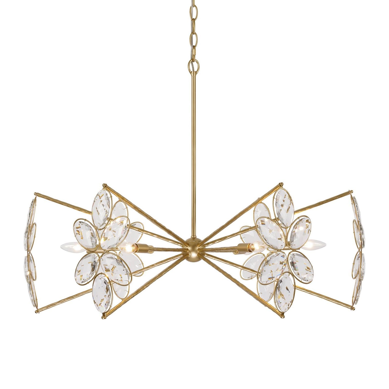 Savoy House 1-4529-6 Marbella 6 Light 36" Wide Crystal Abstract