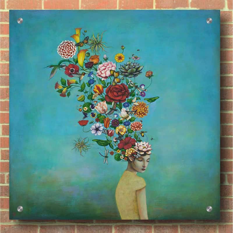 Epic Art 'A Mindful Garden' by Duy Huynh, Acrylic Glass Wall Art