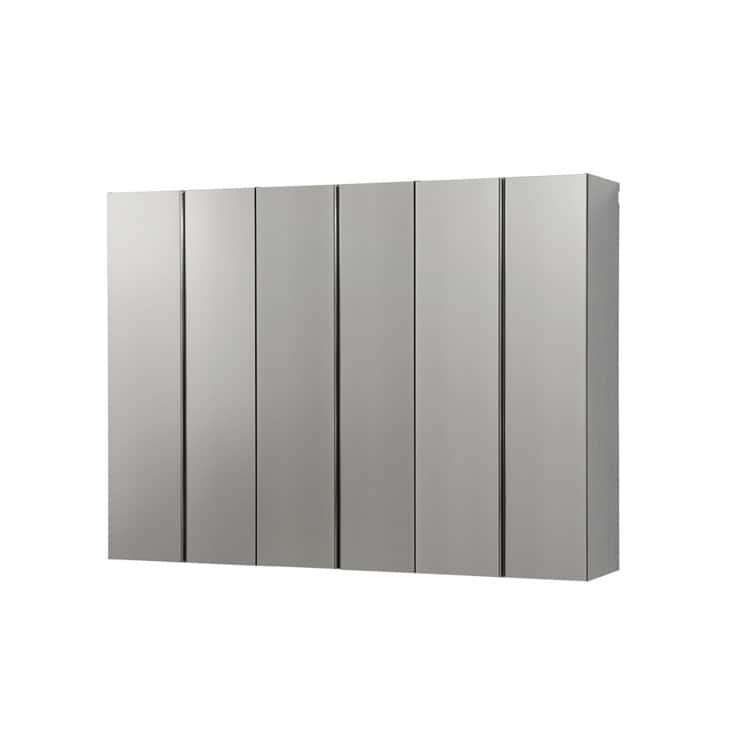 Nova Series 3-Piece Metallic Grey Garage Utility Storage Cabinet Set