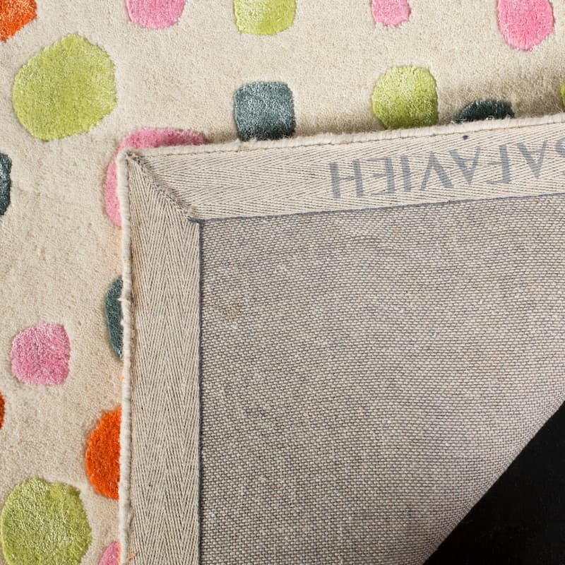 SAFAVIEH Handmade Soho Kati Polka Dots N.Z. Wool Rug
