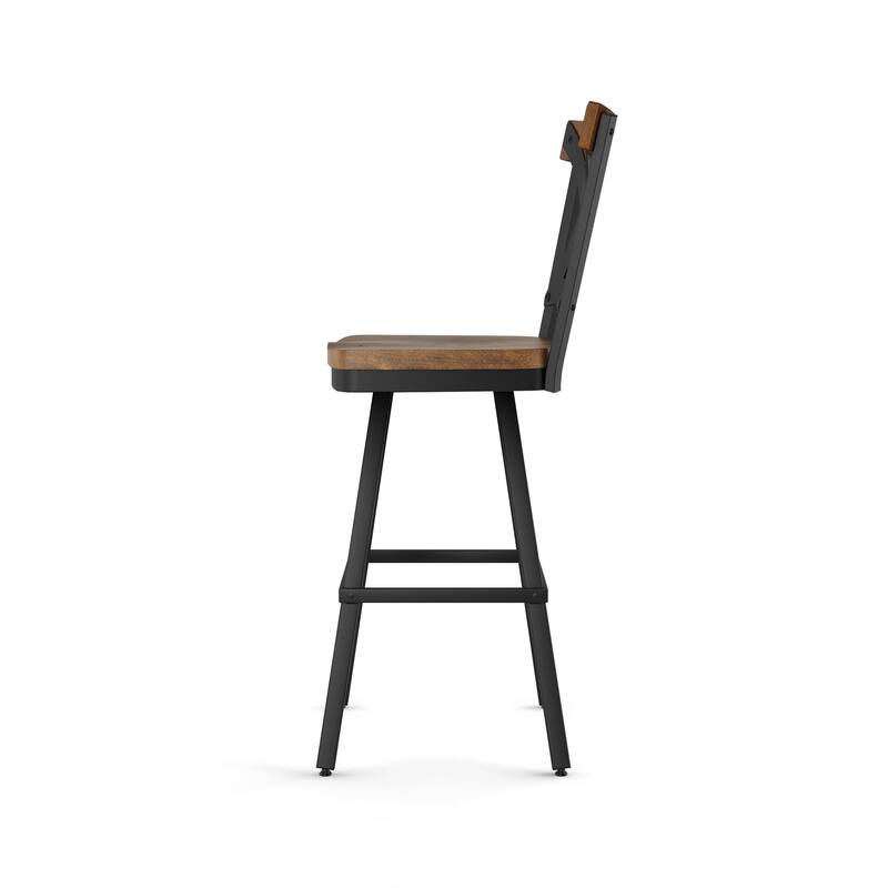 Amisco Jasper Swivel Counter and Bar Stool
