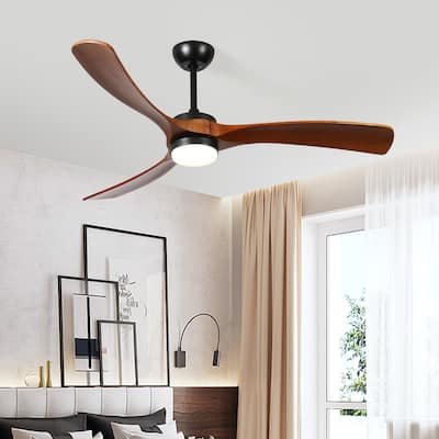 Modern Ceiling Fan Light with Lighting and 6 Speed Adjustment, DC Inverter Motor for Bedroom and Living Room