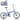 20" Lightweight Aluminum Frame,7-Speed Folding City Bike,Blue
