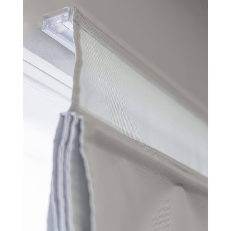 CHICOLOGY Cordless Magnetic Light Filtering Roman Shades