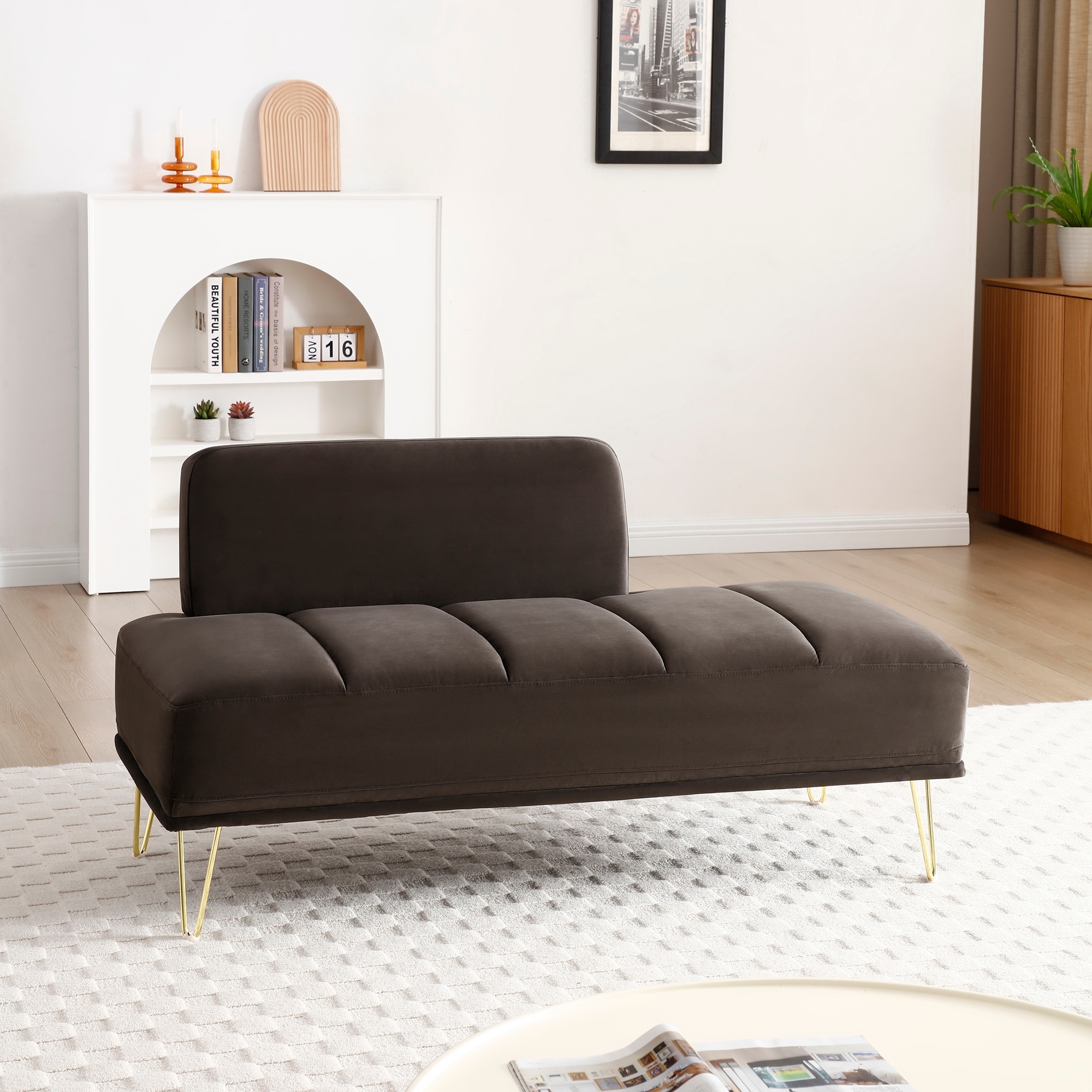 Solid Modern Contemporary Wood Benches Bed Bath Beyond