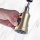 preview thumbnail 3 of 20, Transitional Bridge Kitchen Faucet with Pull-Down Sprayhead, Double Handle Kitchen Sink Faucet