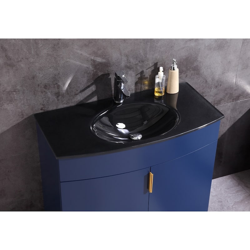 Legion Furniture 36" Blue SINK VANITY
