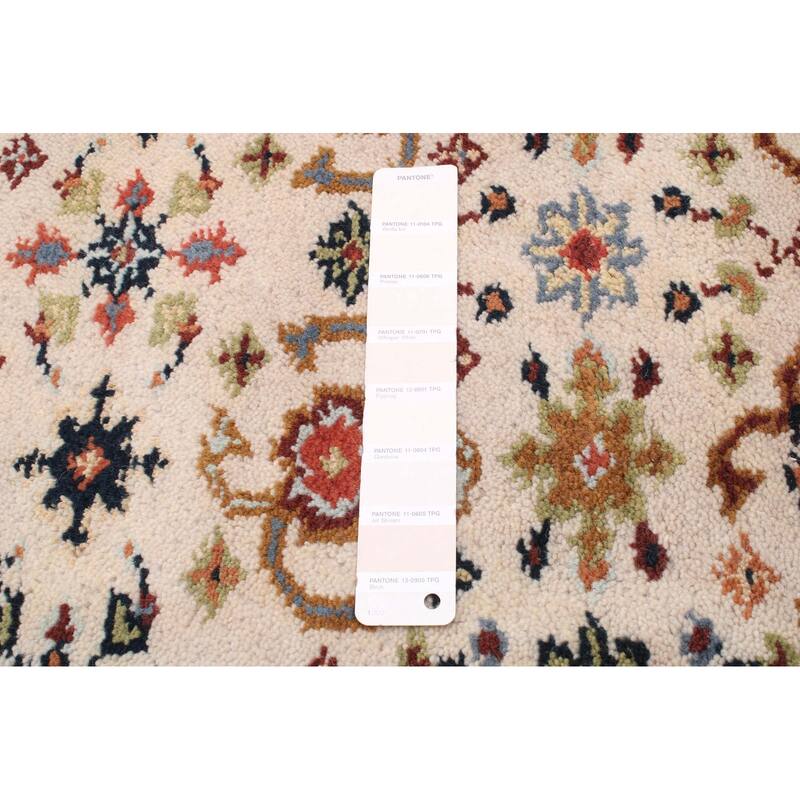 ECARPETGALLERY Hand-knotted Serapi Heritage Cream Wool Rug - 2'7 x 11'9