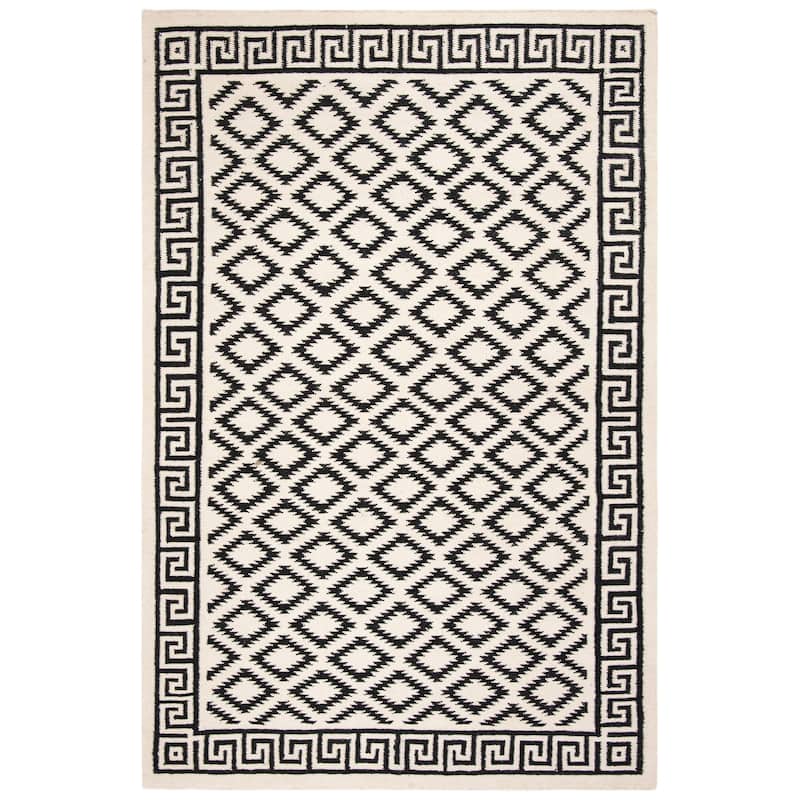 SAFAVIEH Handmade Flatweave Dhurries Adrienn Modern Moroccan Wool Rug
