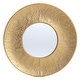 preview thumbnail 7 of 13, 3-Piece Gold Metal Round Wall Mirror Set - 22.25" Diameter x 2.36" D