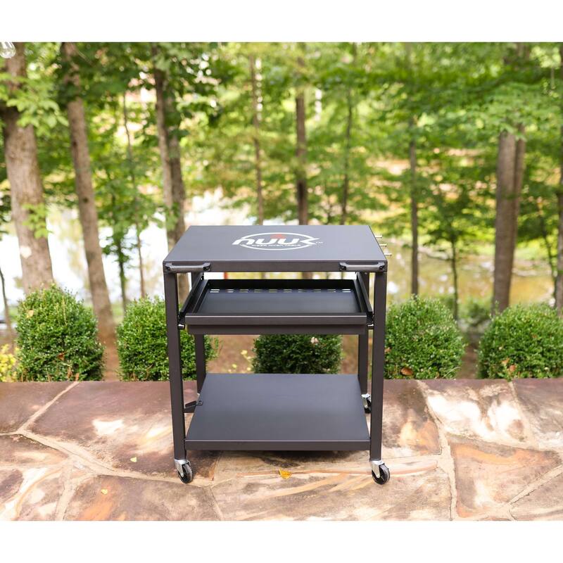 NUUK 30" Steel Pizza Oven Table and Prep Station