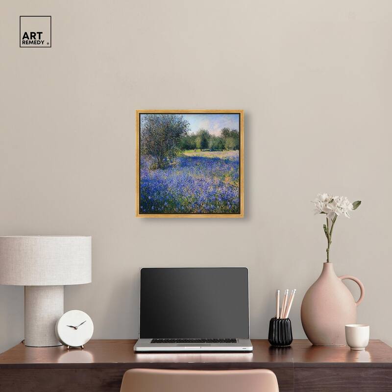 Bluebonnet Meadow I Canvas by Art Remedy