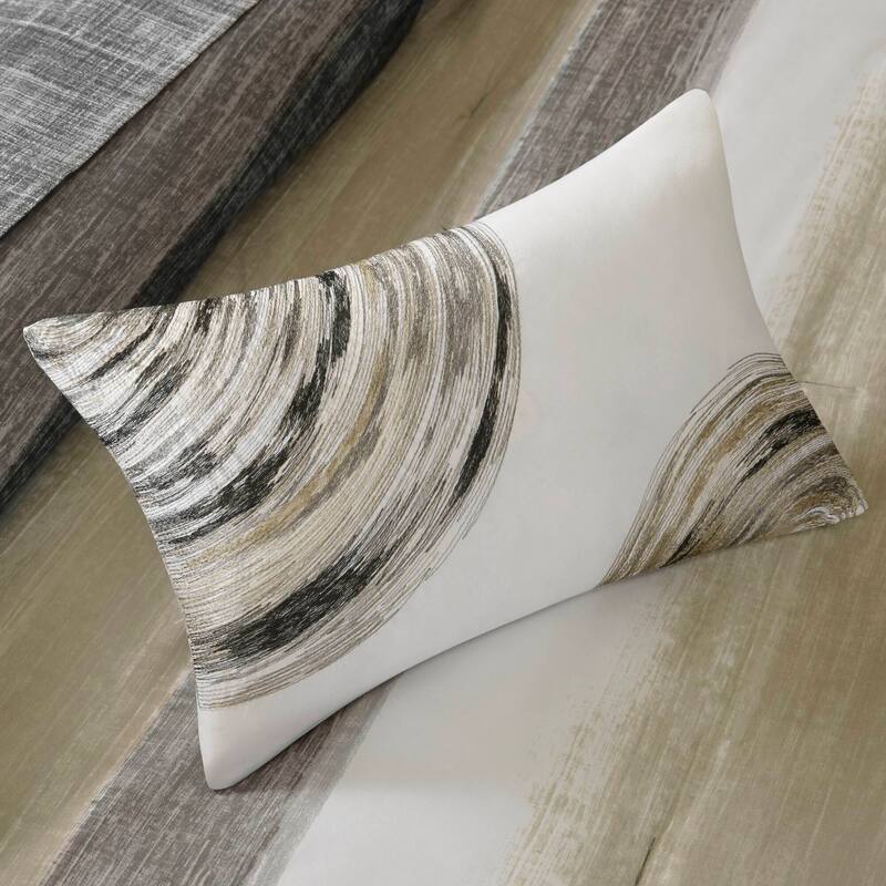 Madison Park Essentials Barret Comforter Set with Cotton Bed Sheets