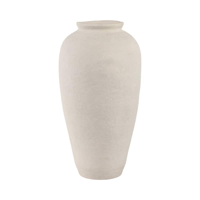 Terracotta Vase Casual Style Decorative Office Bedroom - 18" White