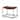 Taniel Brown Leather w/ Black Metal Stool