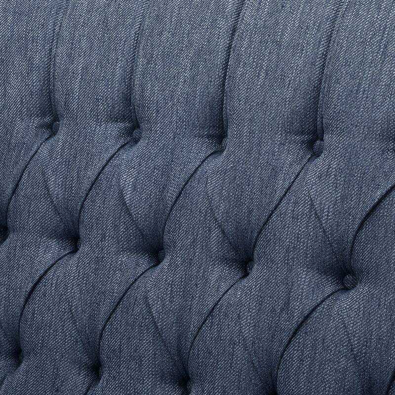 Apaloosa Oversized Tufted Wingback Fabric Push Back Recliner by Christopher Knight Home