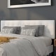 preview thumbnail 16 of 36, Quilted Tufted Upholstered Headboard White - King