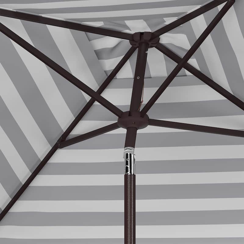 SAFAVIEH Outdoor Jaelynn Fashion Line 7.5 Ft Square Umbrella