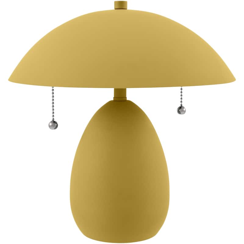 Livabliss Umberis Traditional Accent Table Lamp - Yellow