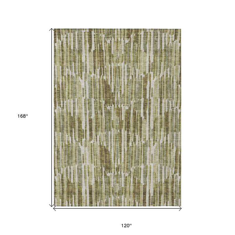 HomeRoots Abstract Transitional Rectangle Outdoor Rug