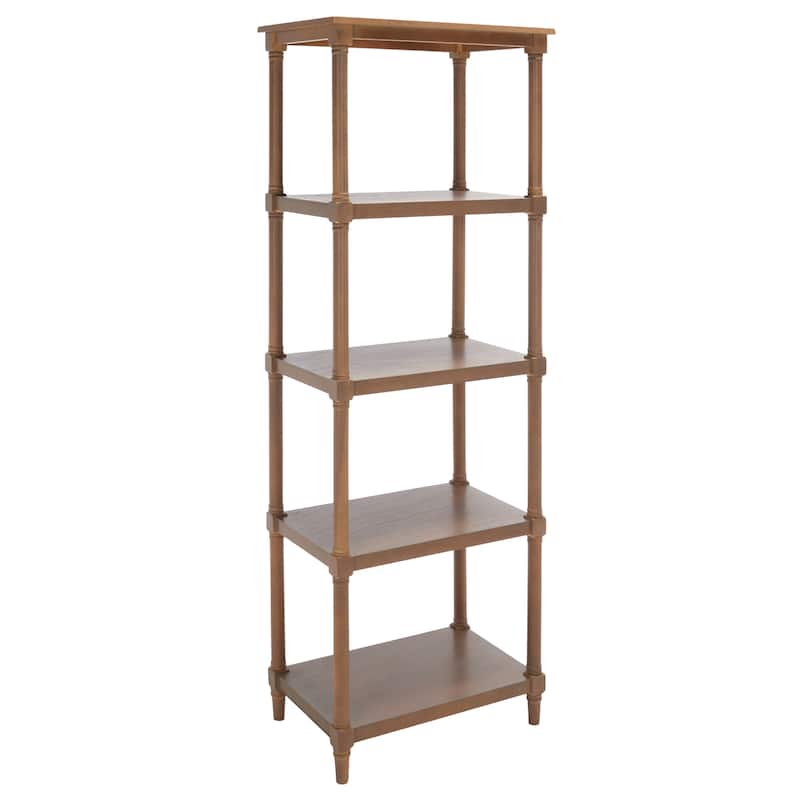 SAFAVIEH Creola Grey Bookcase - 23.6" x 15.7" x 66.9" - 24Wx16Dx67H