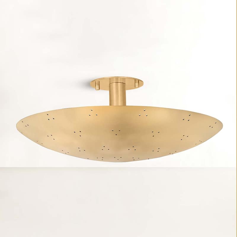 Hudson Valley Lighting 8718 Bern 3 Light 18" Wide Semi-Flush Bowl