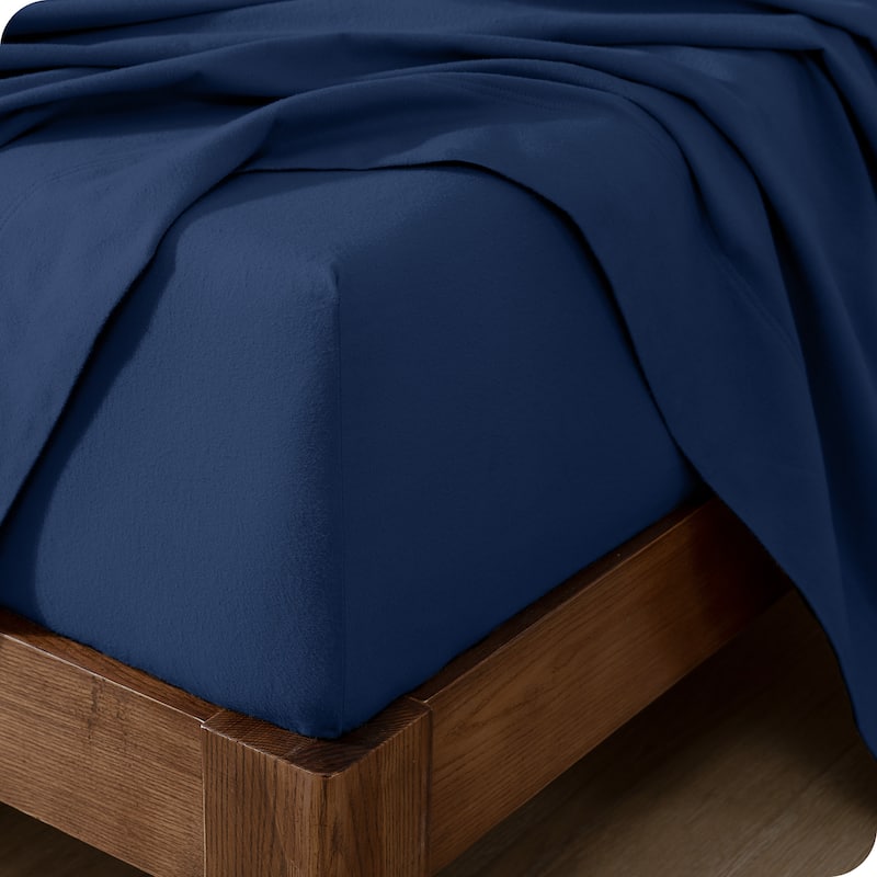 Bare Home Cotton Flannel Sheet Set - Velvety Soft Heavyweight