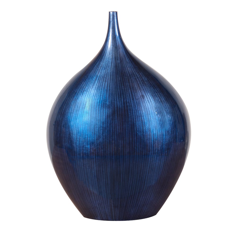 Allan Andrews Cobalt Blue Wood Vase - small