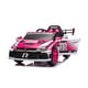 preview thumbnail 27 of 53, Kids Electric Ride-On Car 12V, Remote Control, Music, LED Lights, Two Doors Open, Seat Belt, Black