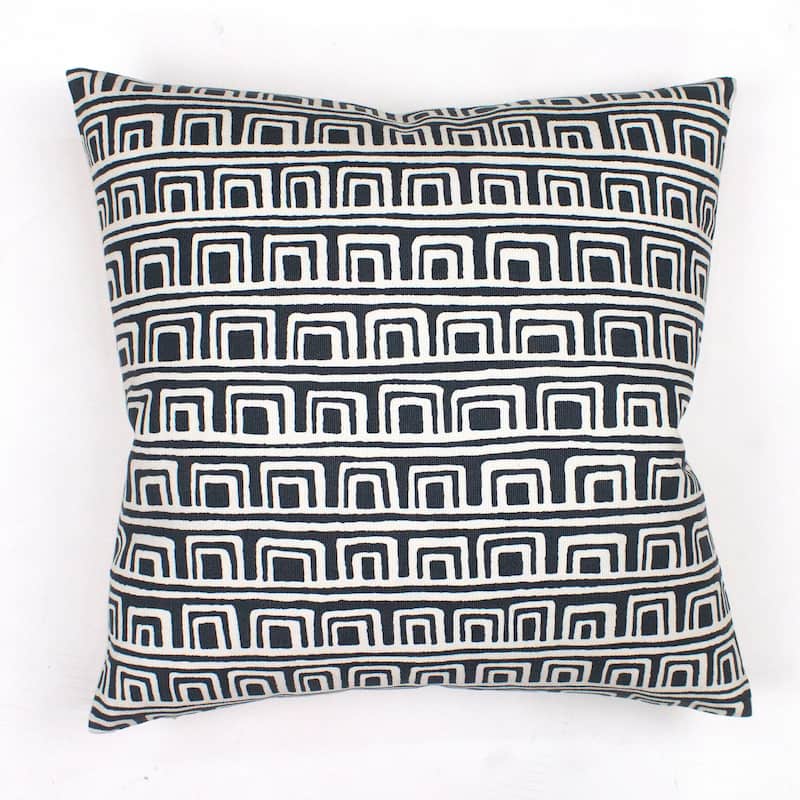 Jiti Indoor Geometric Patterned Nautical & Coastal Abstract Cotton Accent Rectangle Lumbar Pillows Cushions