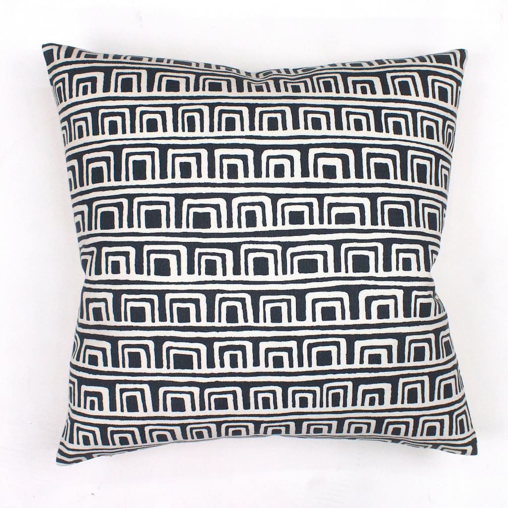 Jiti Indoor Geometric Patterned Nautical & Coastal Abstract Cotton Accent Rectangle Lumbar Pillows Cushions