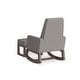 preview thumbnail 5 of 4, Carson Carrington Honningsvag Mid-century Modern Grey Upholstered Rocking Chair and Ottoman Set