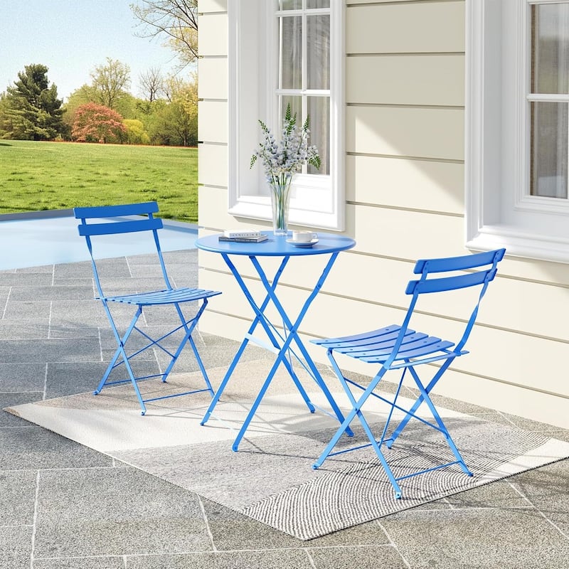 Outdoor Patio Table and Chairs Set for Apartments Porch Pool