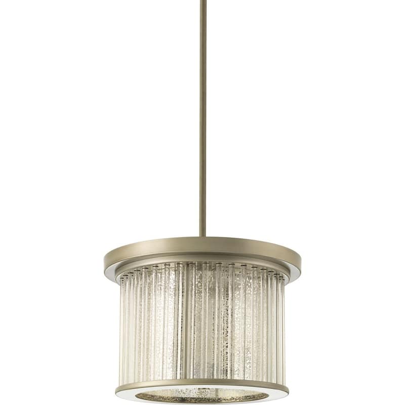 POINT DUME® Sequit Point Collection Antique Nickel Semi-Flush Convertible - 14.25 in x 14.25 in x 14.375 in