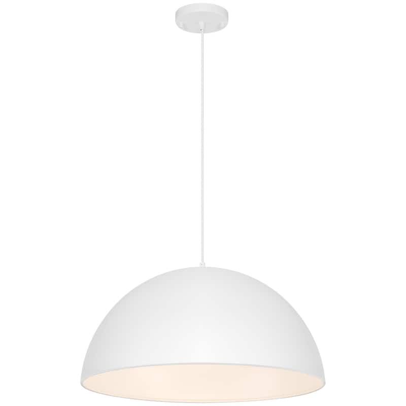 Access Lighting Huck 1 Light Pendant - Matte White