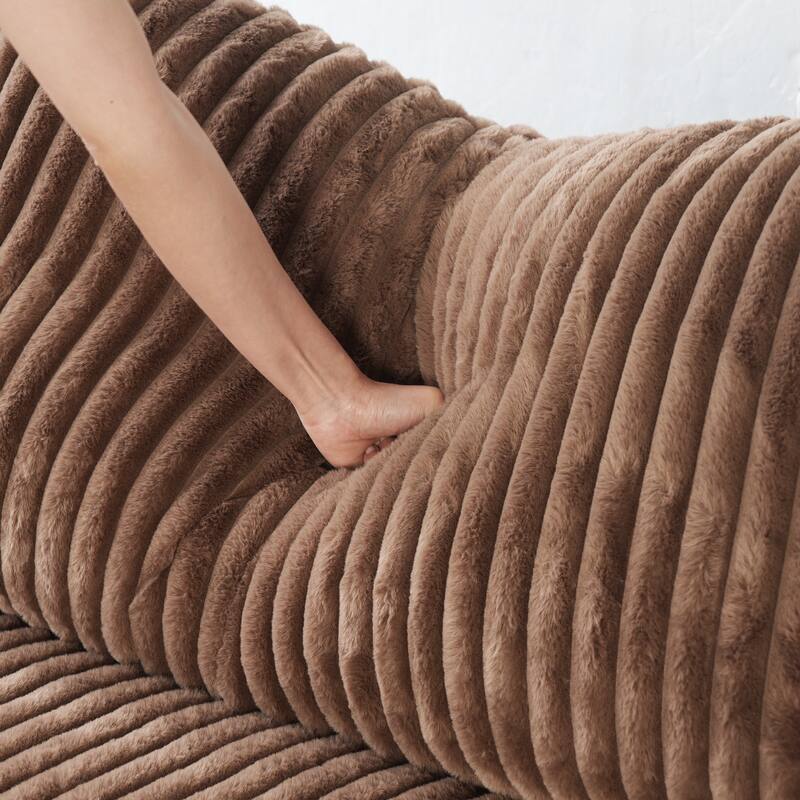 6-Seat U-Shape Modular Sectional Sofa, Oversized Plush Comfy Sofa Couch with Multiple Cushions
