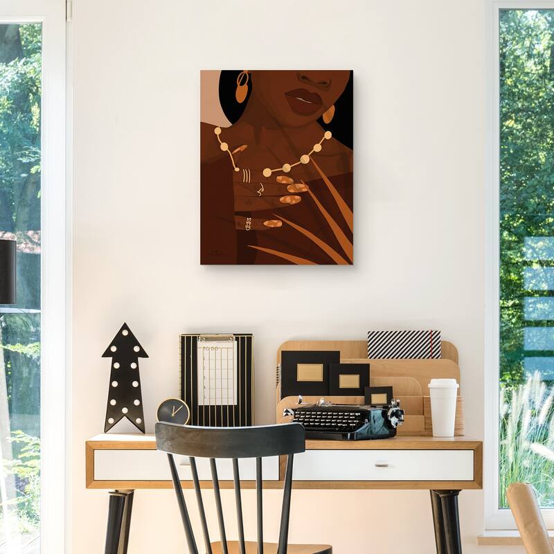 Adorned 2 by Princella Canvas Art Print