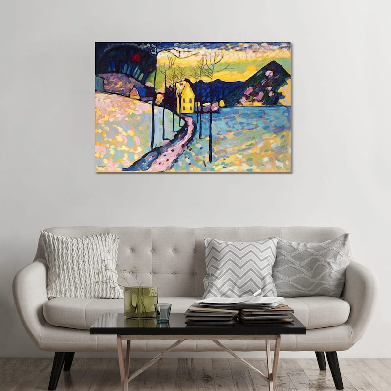 iCanvas "Winter Landscape" by Wassily Kandinsky Canvas Print - 32x48x1.5