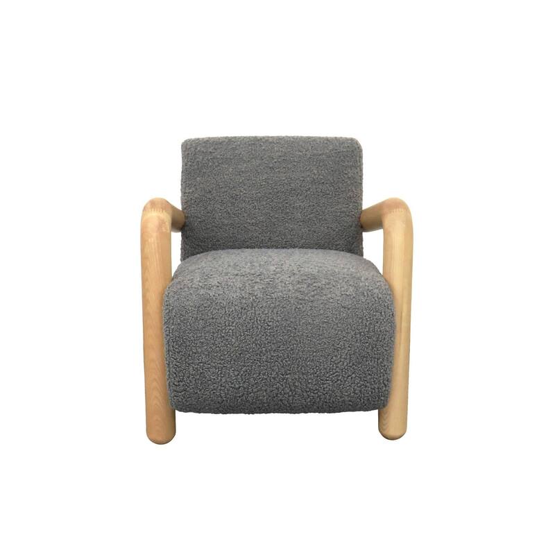Austin Upholstered Club Chair, Storm Grey