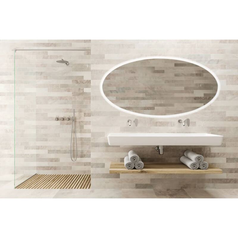 Modern Mirrors Aurora Oval Lighted Bathroom Vanity Wall Mirror - IP44