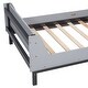 preview thumbnail 14 of 12, Twin Platform Bed with Headboard,Footboard,Safeguards and Built-in Bed-end Book Storage Rack