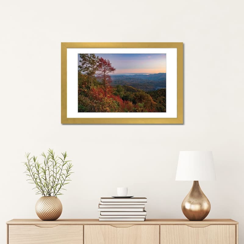 iCanvas "Blue Ridge Parkway Fall Sunset" by Dan Sproul